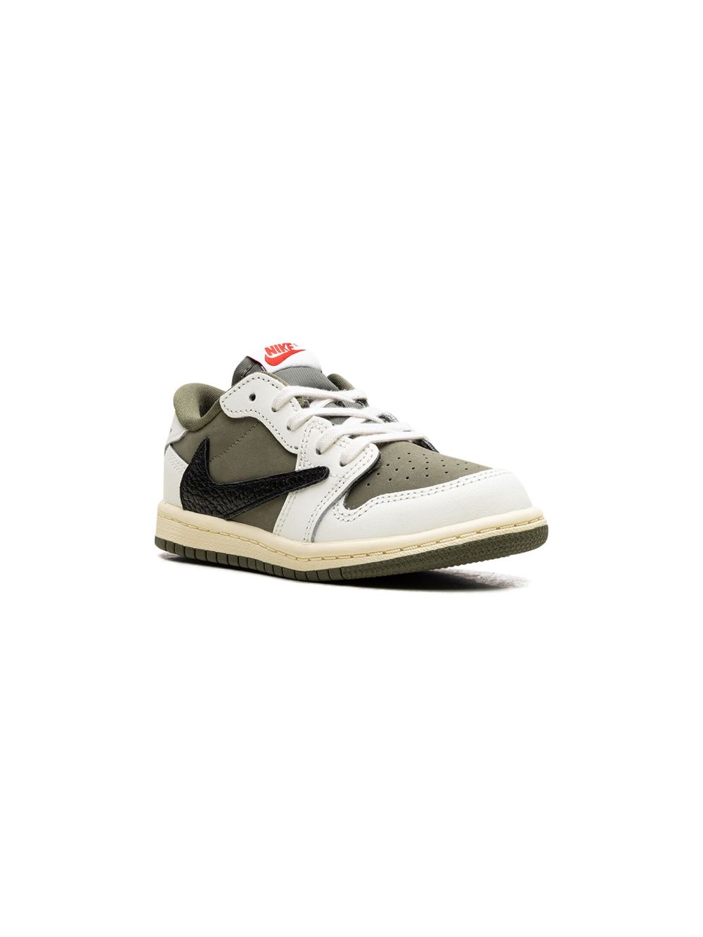 Jordan Kids x Travis Scott Air Jordan 1 Retro Low OG "Medium Olive" sneakers - Green von Jordan Kids