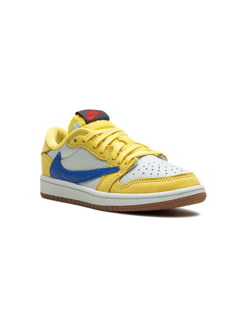 Jordan Kids x Travis Scott Air Jordan 1 Retro Low OG SP "Canary" sneakers - Yellow von Jordan Kids