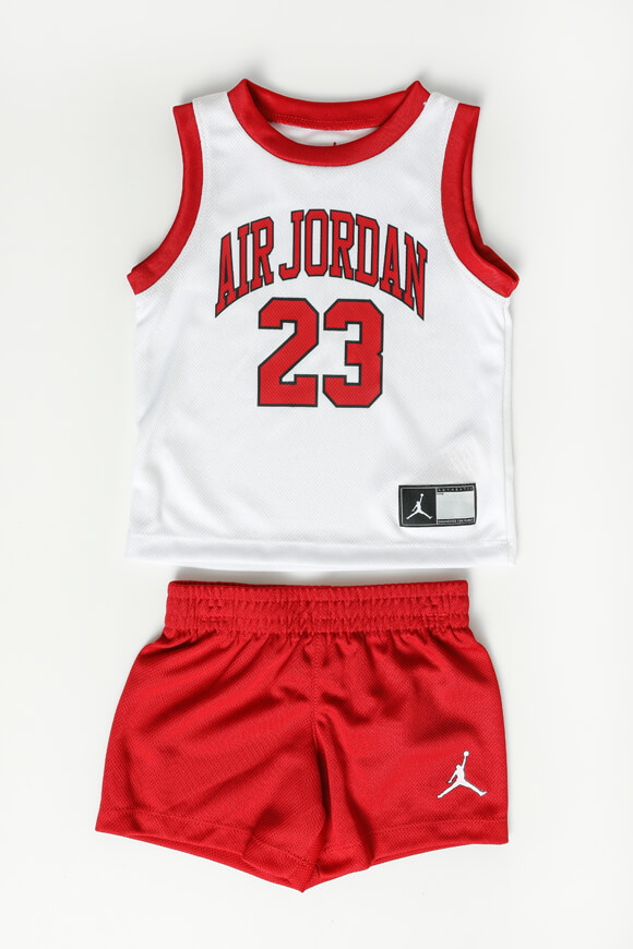 Jordan Mesh Baby-Set | White + Gym Red | Baby  | 24m von Jordan