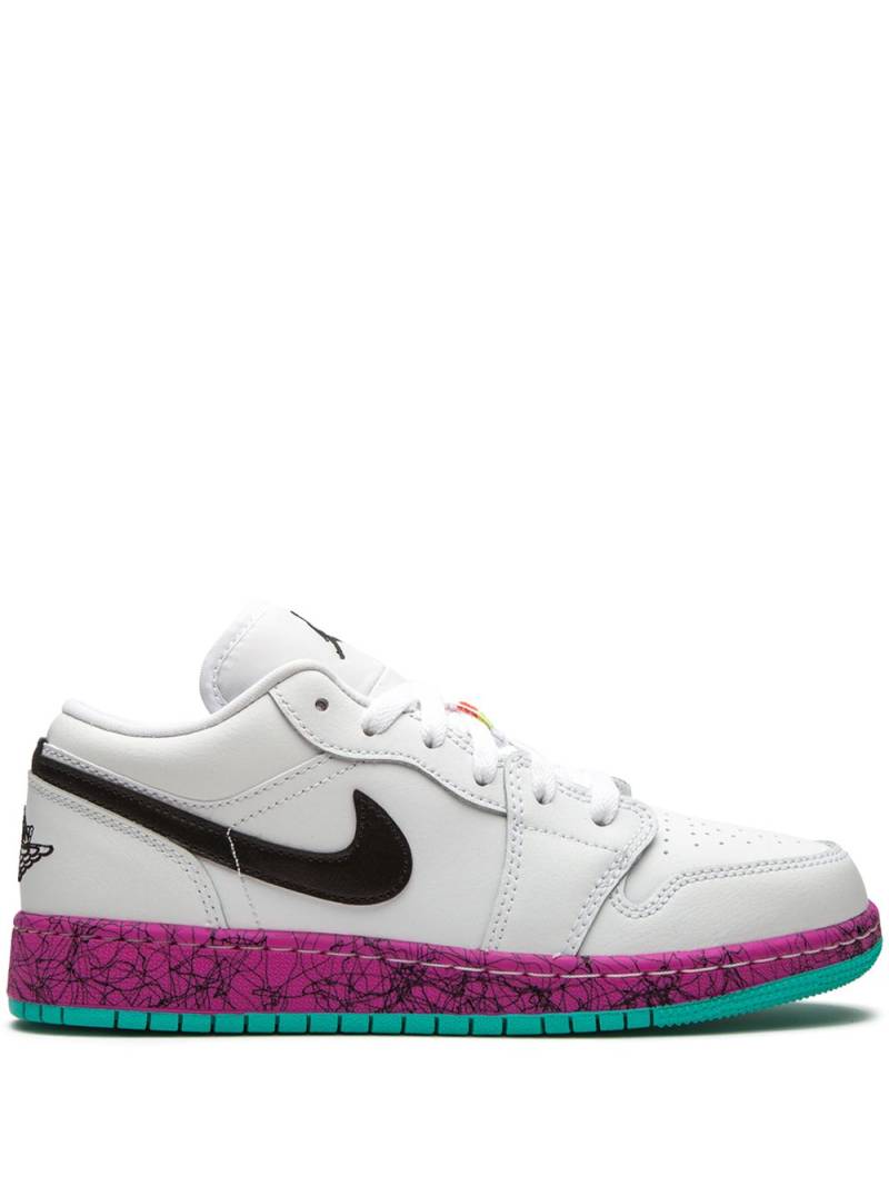 Jordan Kids Air Jordan 1 Low "Grades - Multicolor" sneakers - White von Jordan Kids