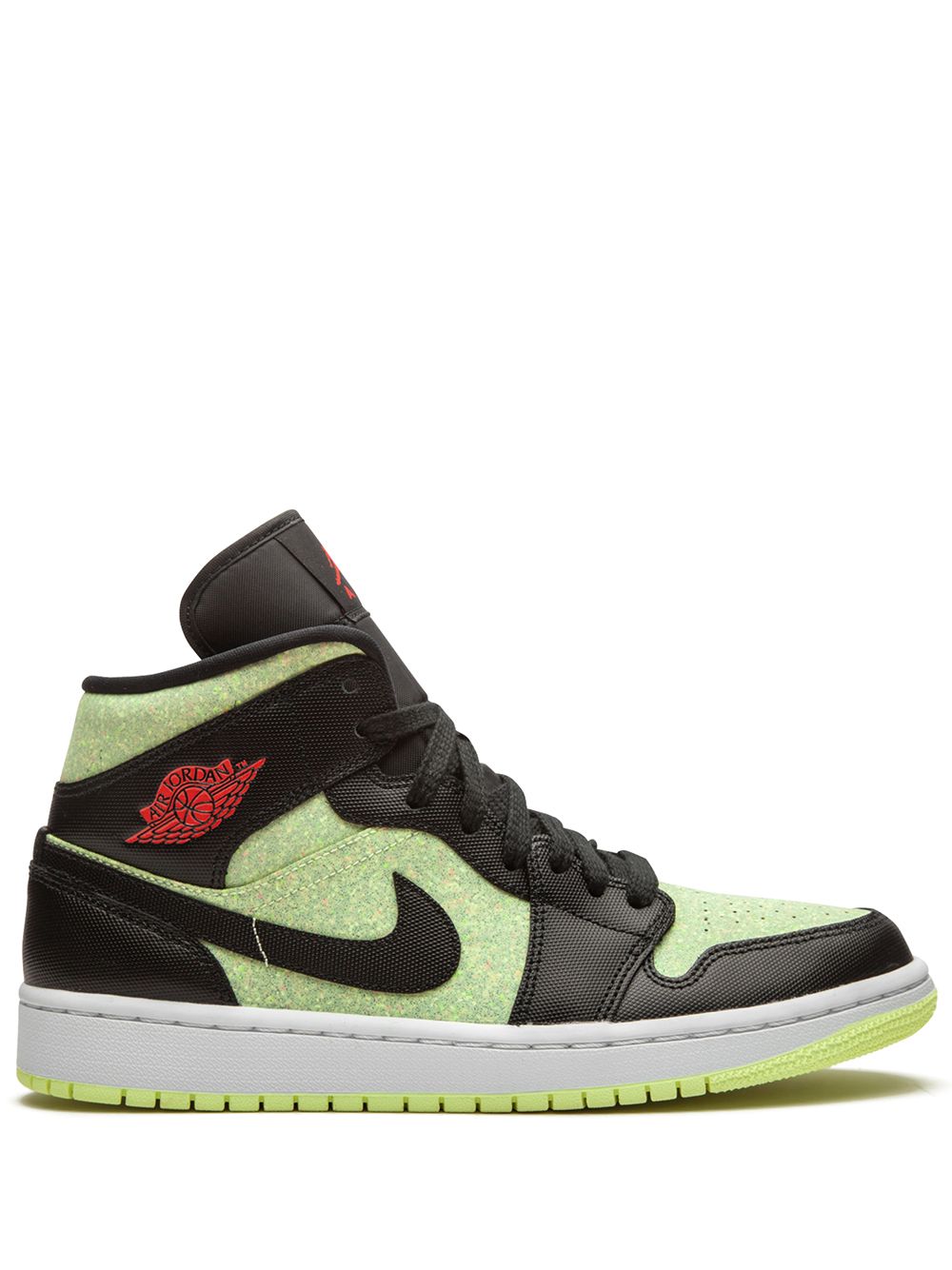 Jordan Air Jordan 1 Mid SE "Barely Volt/Chile Red" sneakers - Black von Jordan