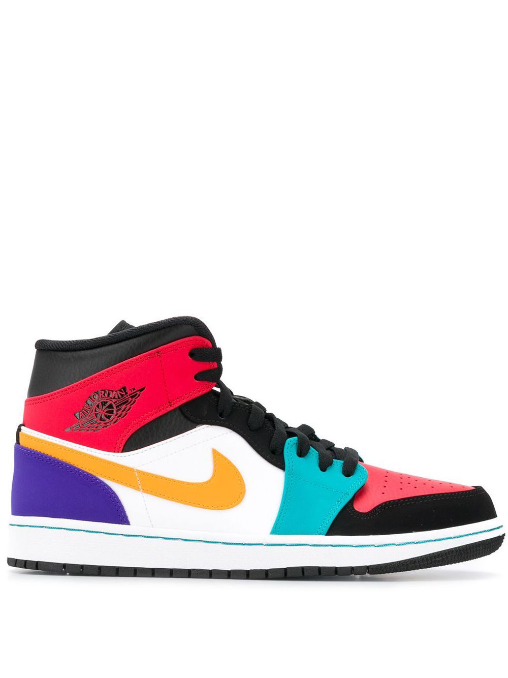 Jordan Air Jordan 1 Mid multicolor - Black von Jordan