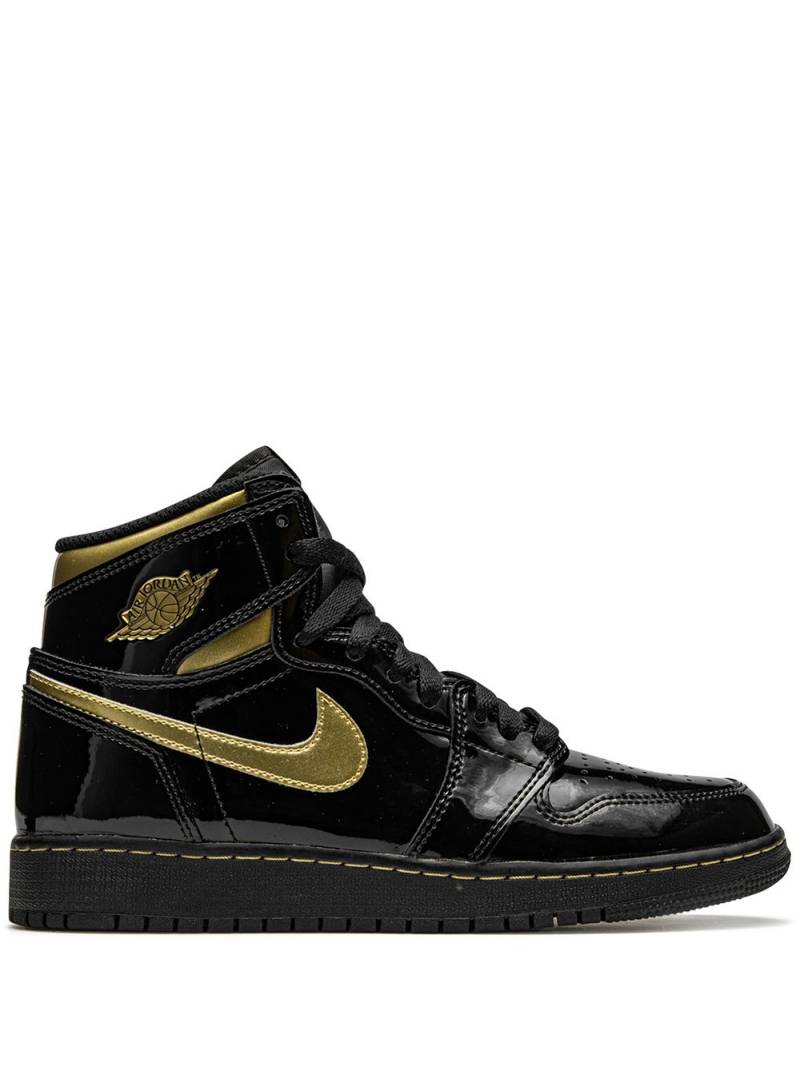 Jordan Kids Air Jordan 1 Retro High OG "Black Metallic Gold" sneakers von Jordan Kids