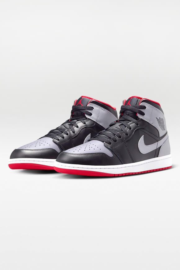Jordan Air Jordan 1 Sneaker | Black + Cement Grey + Fire Red | Herren  | EU40.5 von Jordan