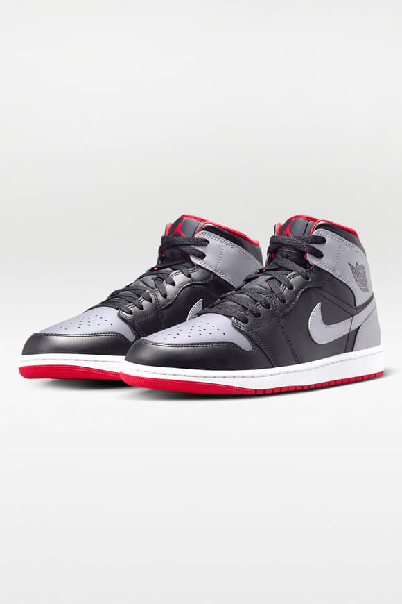 Jordan Air Jordan 1 Sneaker | Black + Cement Grey + Fire Red | Herren  | EU41 von Jordan