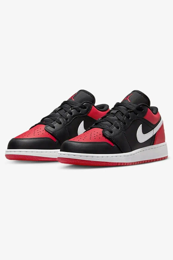 Jordan Air Jordan 1 Sneaker | Black + Gym Red + White | Jungen  | EU36.5 von Jordan