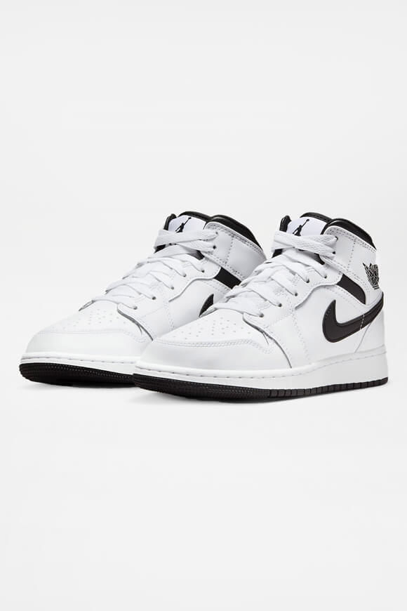 Jordan Air Jordan 1 Sneaker | White + Black | Jungen  | EU36 von Jordan