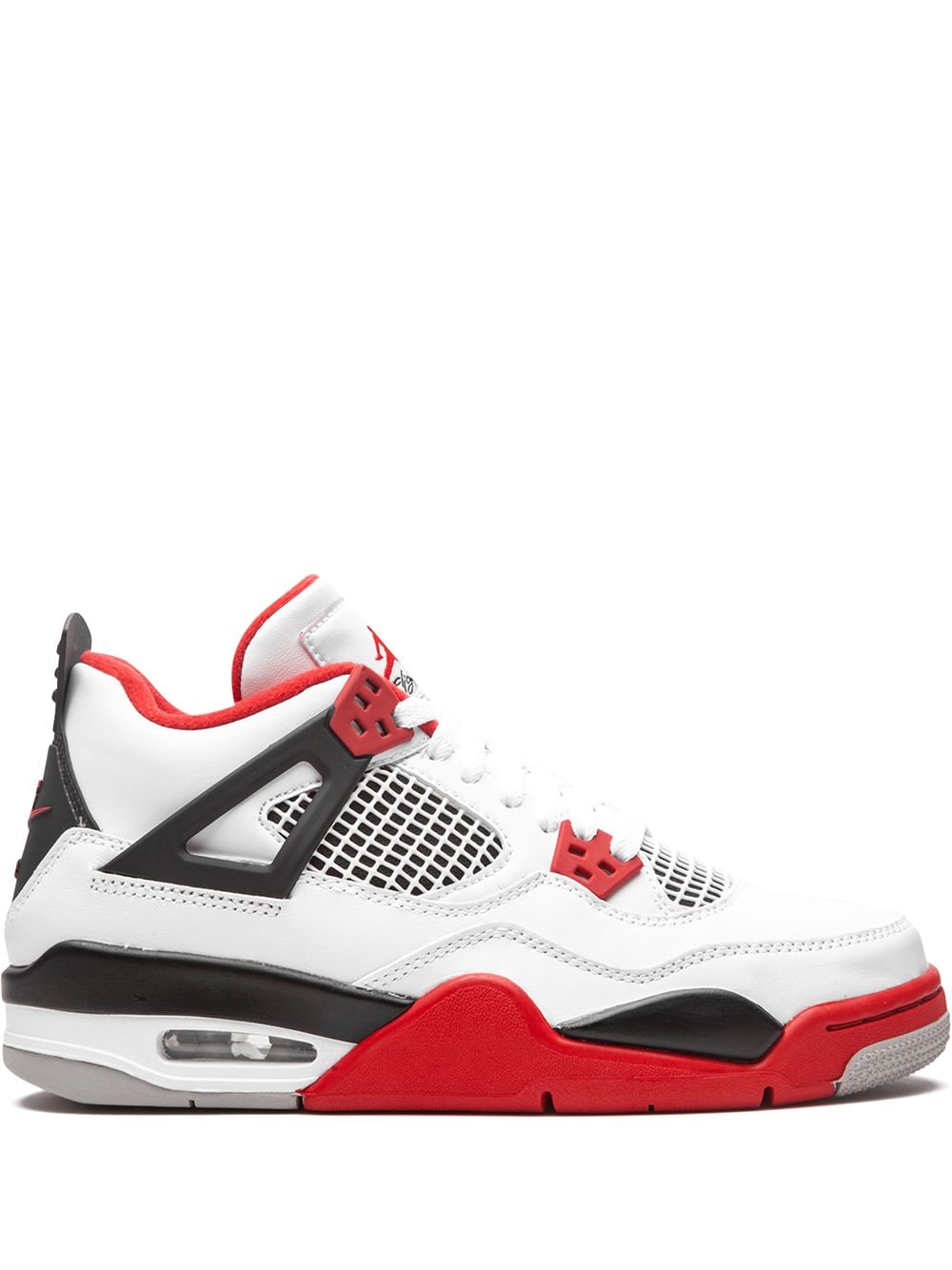 Jordan Kids Air Jordan 4 Retro "Fire Red" sneakers - White von Jordan Kids