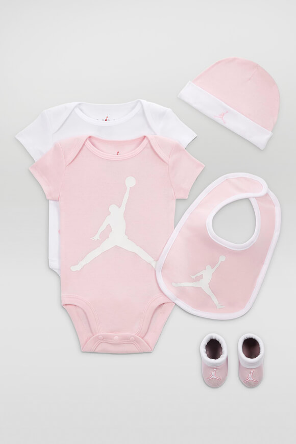 Jordan Baby-Set | White + Pink Foam | Baby  | 0-6m von Jordan