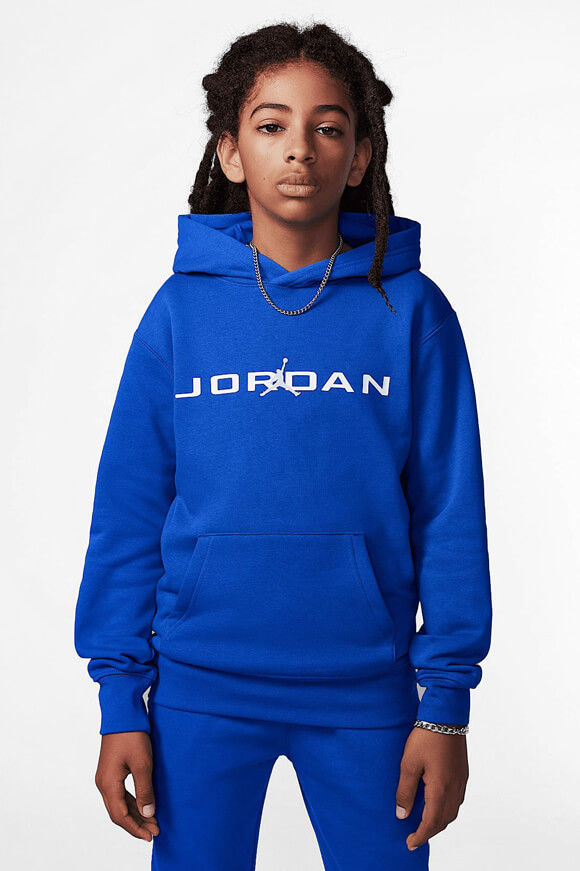 Jordan Baseline Fleece Kapuzensweatshirt | Racer Blue | Jungen  | L von Jordan