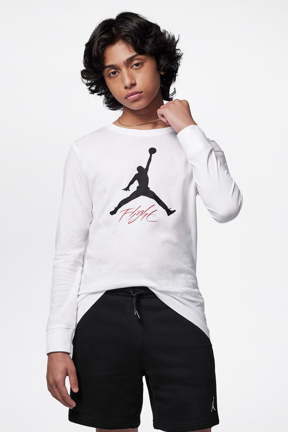 Jordan Baseline Flight Langarmshirt | White | Jungen  | M von Jordan