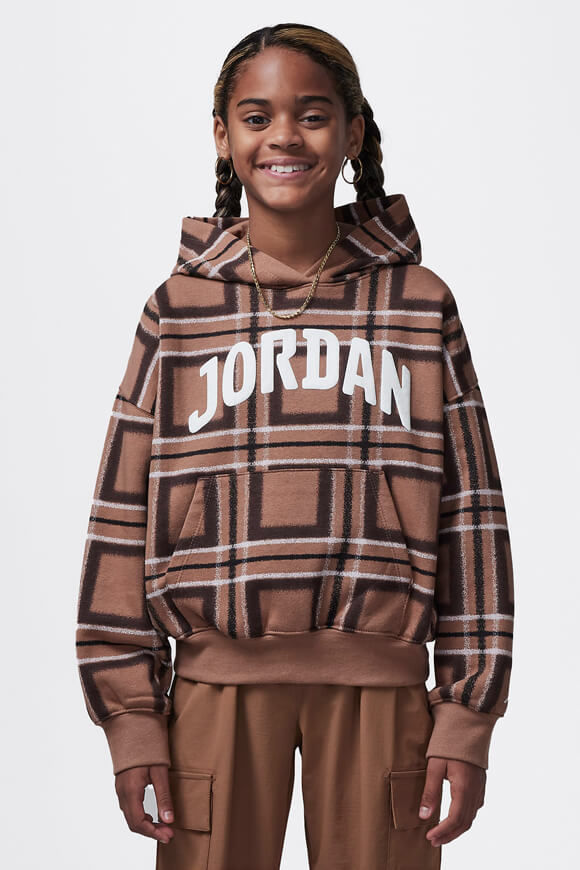 Jordan Brooklyn Kapuzensweatshirt | Archaeo Brown | Mädchen  | L von Jordan