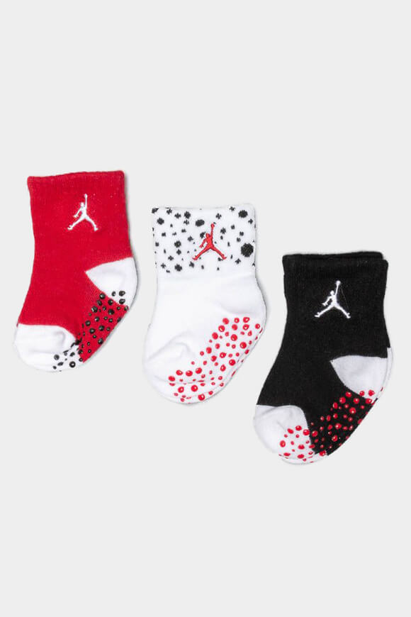 Jordan Dreierpack Baby Socken | Schwarz + Weiss + Rot | Baby | 6-12m Jordan Dreierpack Baby Socken | Schwarz + Weiss + Rot | Baby | 6-12m von Jordan