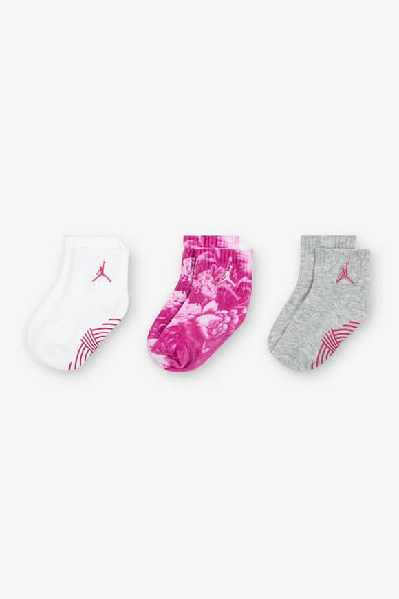 Jordan Dreierpack Baby Socken | Fire Pink + White + Heather grey | Baby  | 12-24m von Jordan