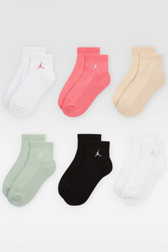 Jordan Everyday Essentials Sechserpack Socken | Seafoam | Mädchen  | EU35-37.5 von Jordan