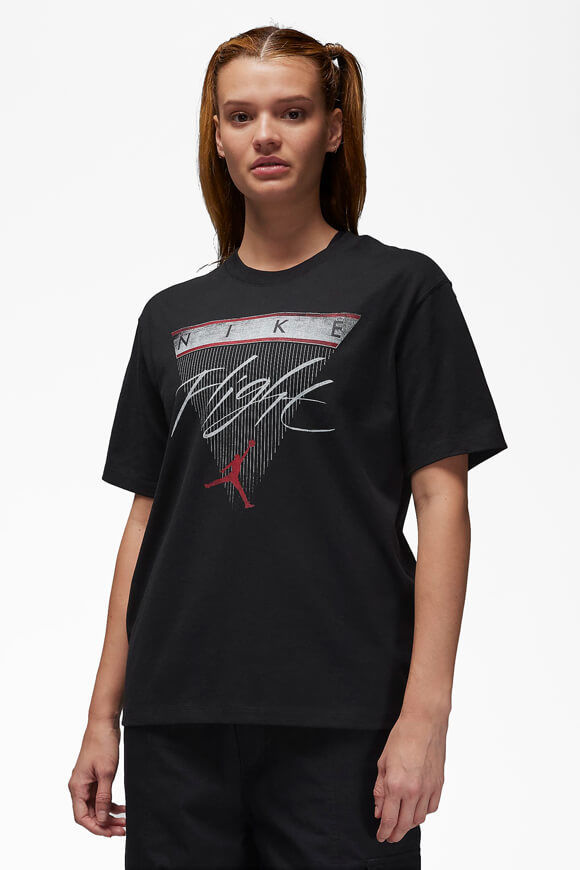 Jordan Flight Heritage T-Shirt | Black | Damen  | M von Jordan