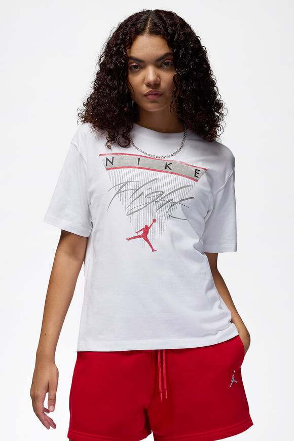 Jordan Flight Heritage T-Shirt | White | Damen  | M von Jordan