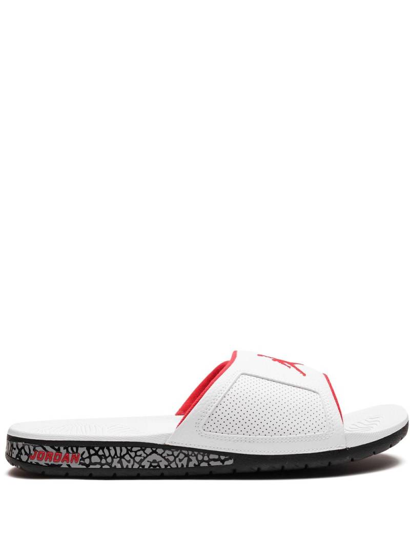 Jordan Hydro 3 slides - White von Jordan