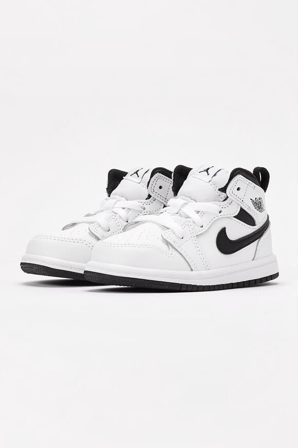 Jordan Jordan 1 Mid Baby Sneaker | White + Black | Baby  | EU19.5 von Jordan