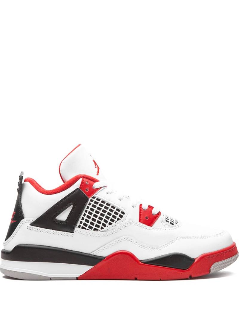 Jordan Kids Jordan 4 Retro "Fire Red 2020" sneakers - White von Jordan Kids