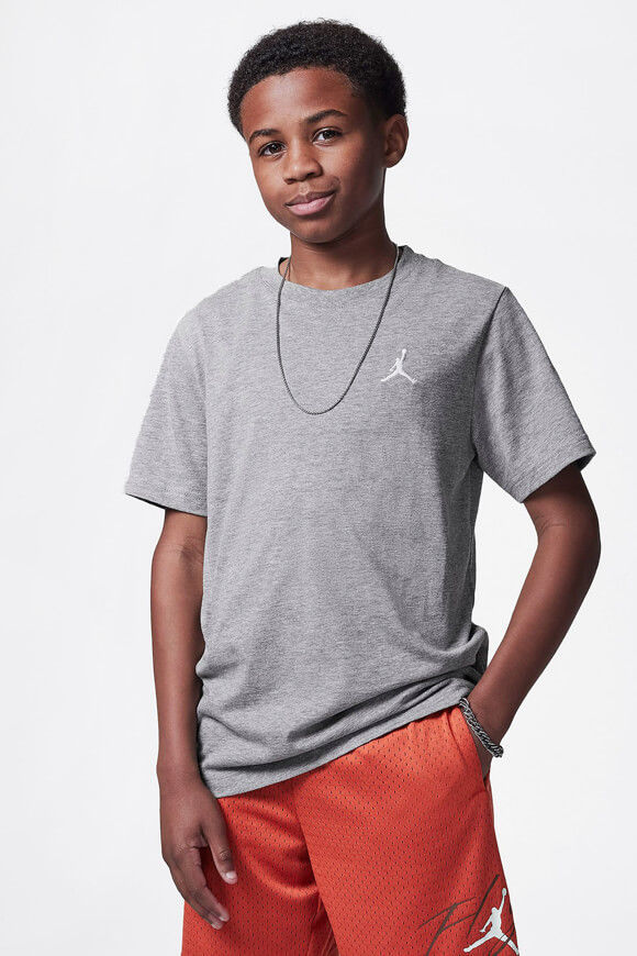 Jordan Jumpman Air Embroidered T-Shirt | Carbon Heather | Jungen  | L von Jordan