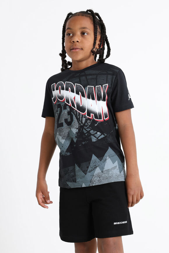 Jordan Jumpman Play T-Shirt | Black + Grey | Jungen  | M von Jordan