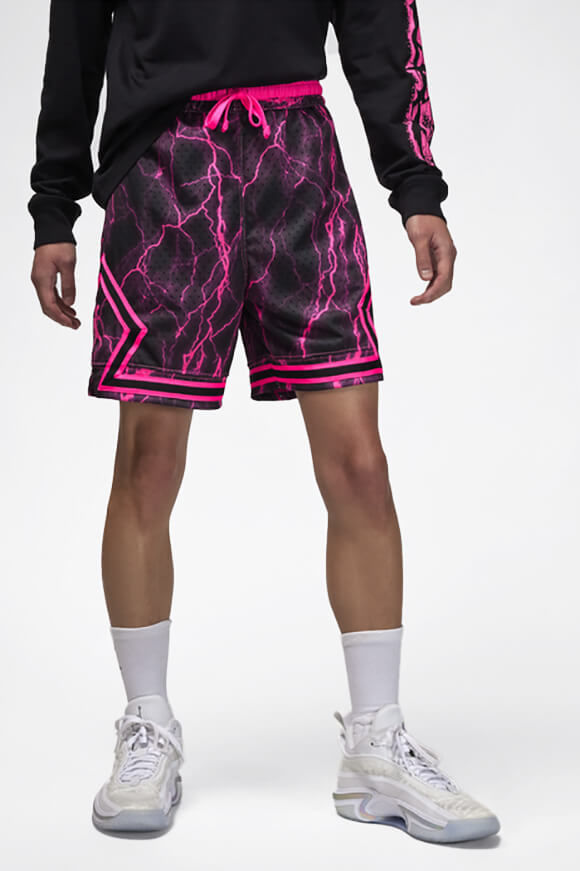 Jordan Mesh Shorts | Black + Hyper Pink | Herren  | L von Jordan