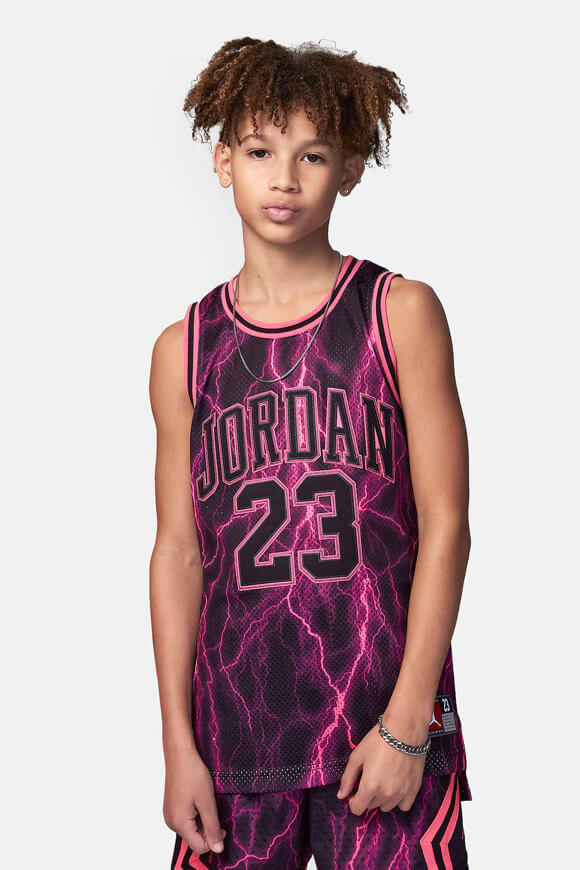 Jordan Mesh Tanktop | Black + Hyper Pink | Jungen  | L von Jordan