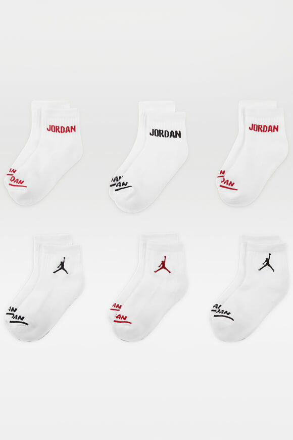 Jordan Sechserpack Socken | White | Jungen  | EU23.5-27 von Jordan