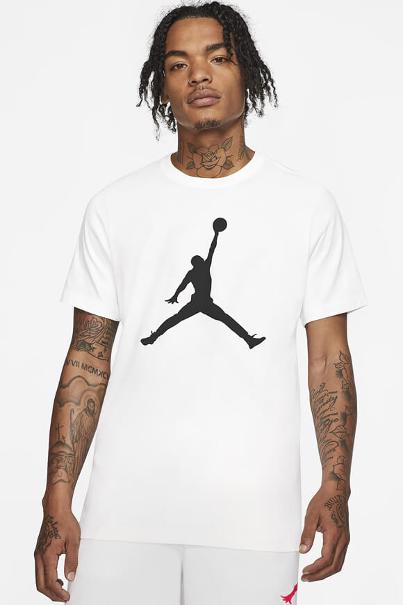 Jordan T-Shirt | White + Black | Herren  | L von Jordan