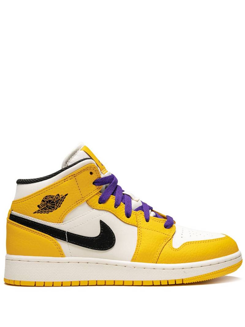 Jordan Kids Air Jordan Mid SE "Lakers" sneakers - Yellow von Jordan Kids