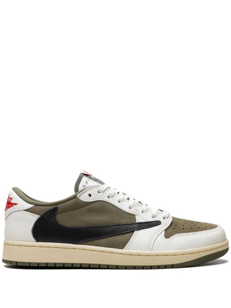 Jordan x Travis Scott Air Jordan 1 "Medium Olive" sneakers - Neutrals von Jordan