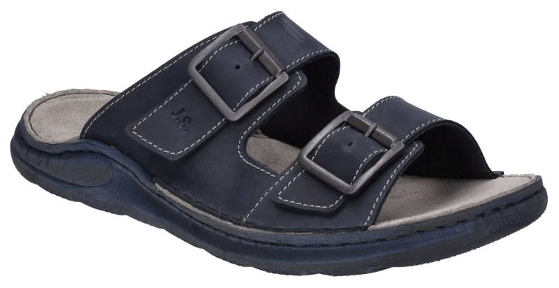 Josef Seibel Pantolette »Maverick 06«, Sommerschuh, Schlappen, Poolslides, mit modischen Kontrastnähten von Josef Seibel