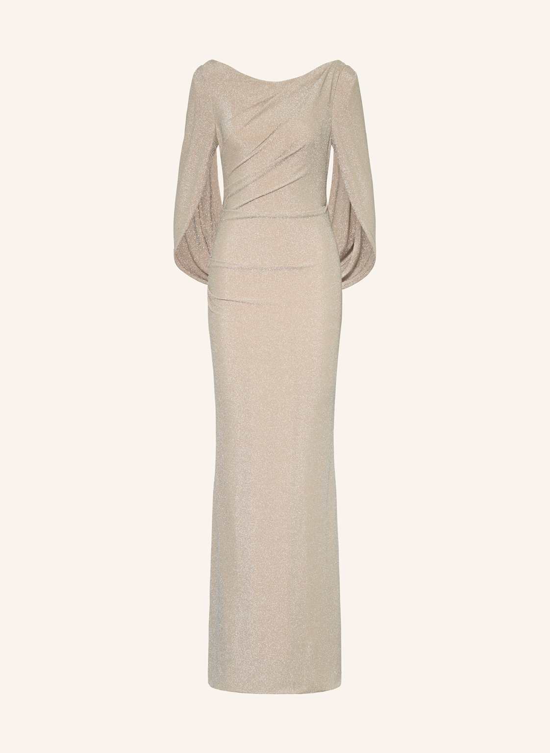 Joseph Ribkoff Signature Abendkleid Mit Glitzergarn beige von Joseph Ribkoff SIGNATURE