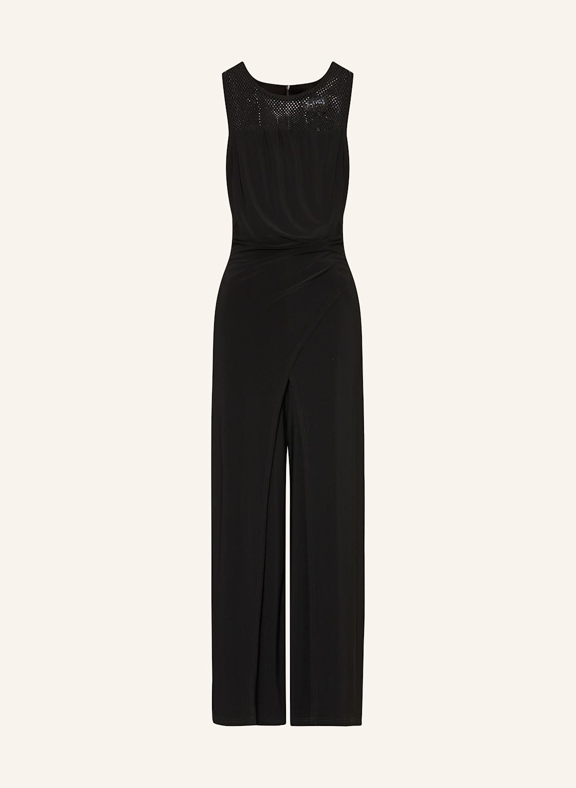 Joseph Ribkoff Signature Jersey-Jumpsuit Mit Schmucksteinen schwarz