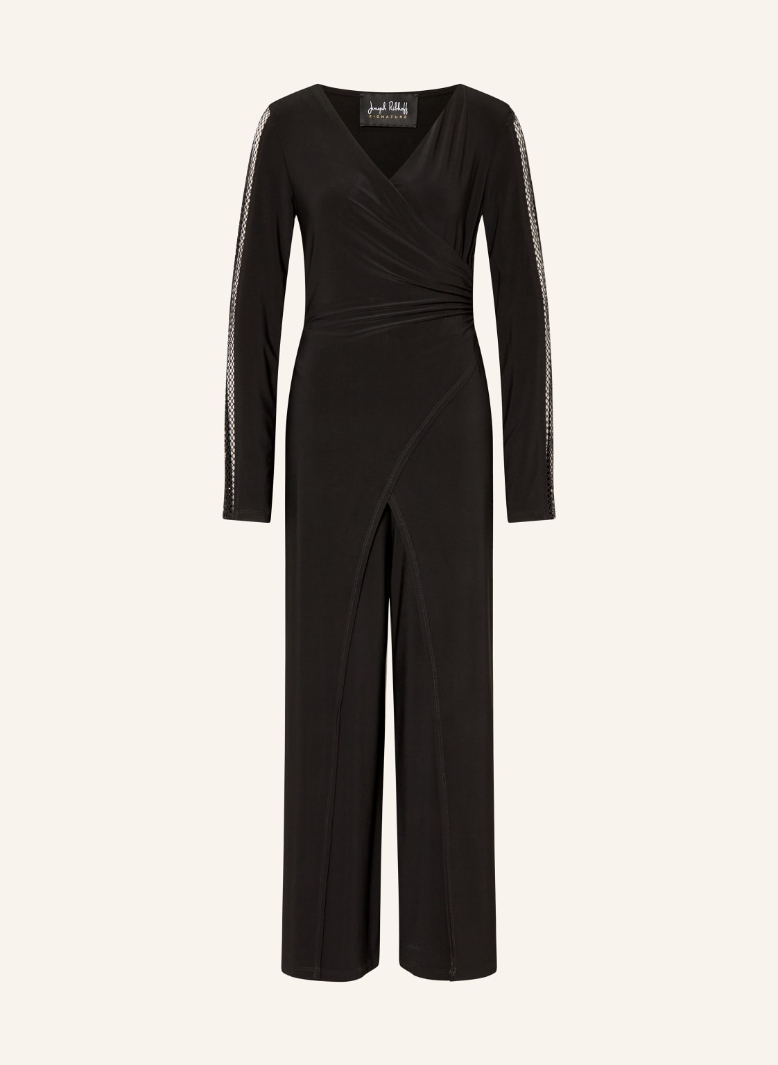 Joseph Ribkoff Signature Jersey-Jumpsuit Mit Schmucksteinen schwarz