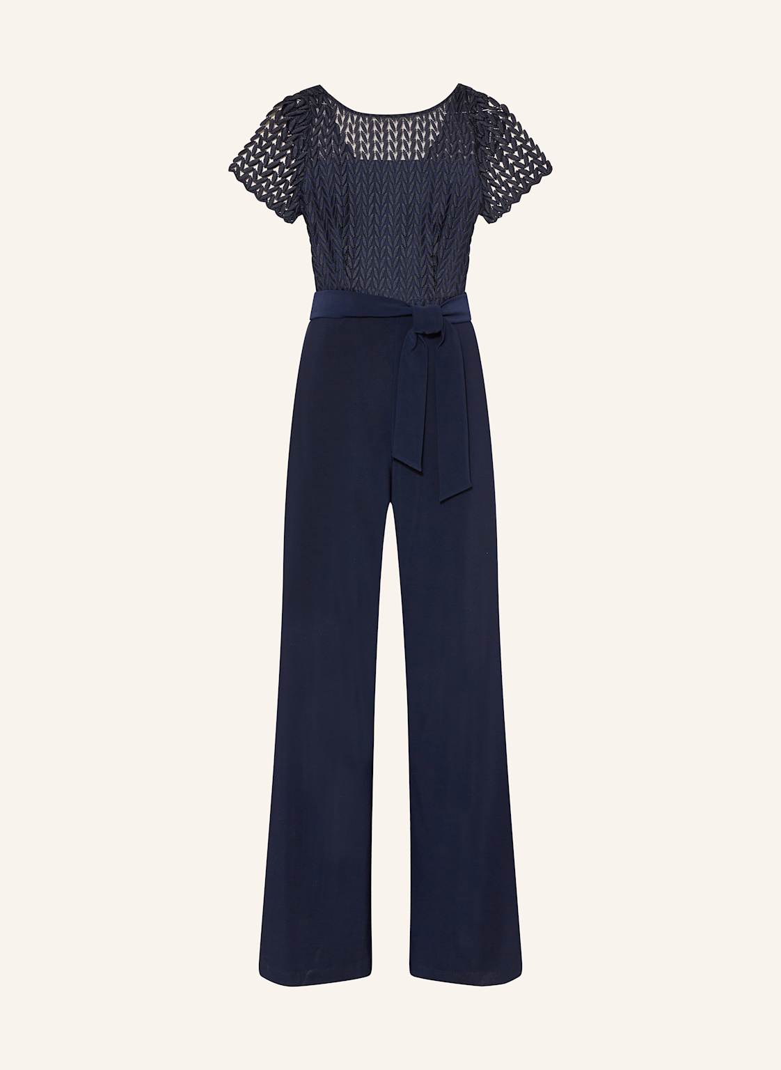 Joseph Ribkoff Signature Jumpsuit Im Materialmix blau von Joseph Ribkoff SIGNATURE