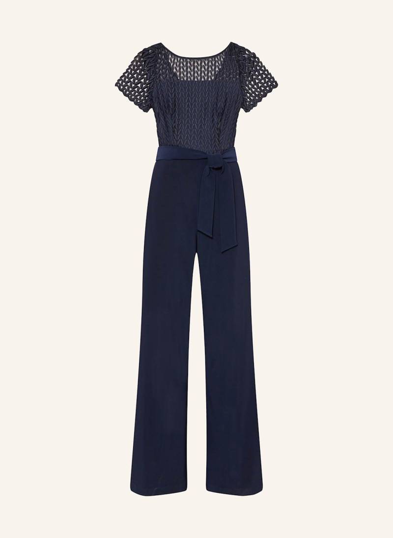 Joseph Ribkoff Signature Jumpsuit Im Materialmix blau von Joseph Ribkoff SIGNATURE