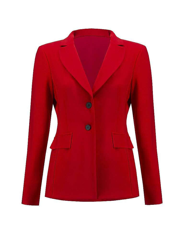 JOSEPH RIBKOFF Blazer in Lederoptik  rot | 38 von Joseph Ribkoff