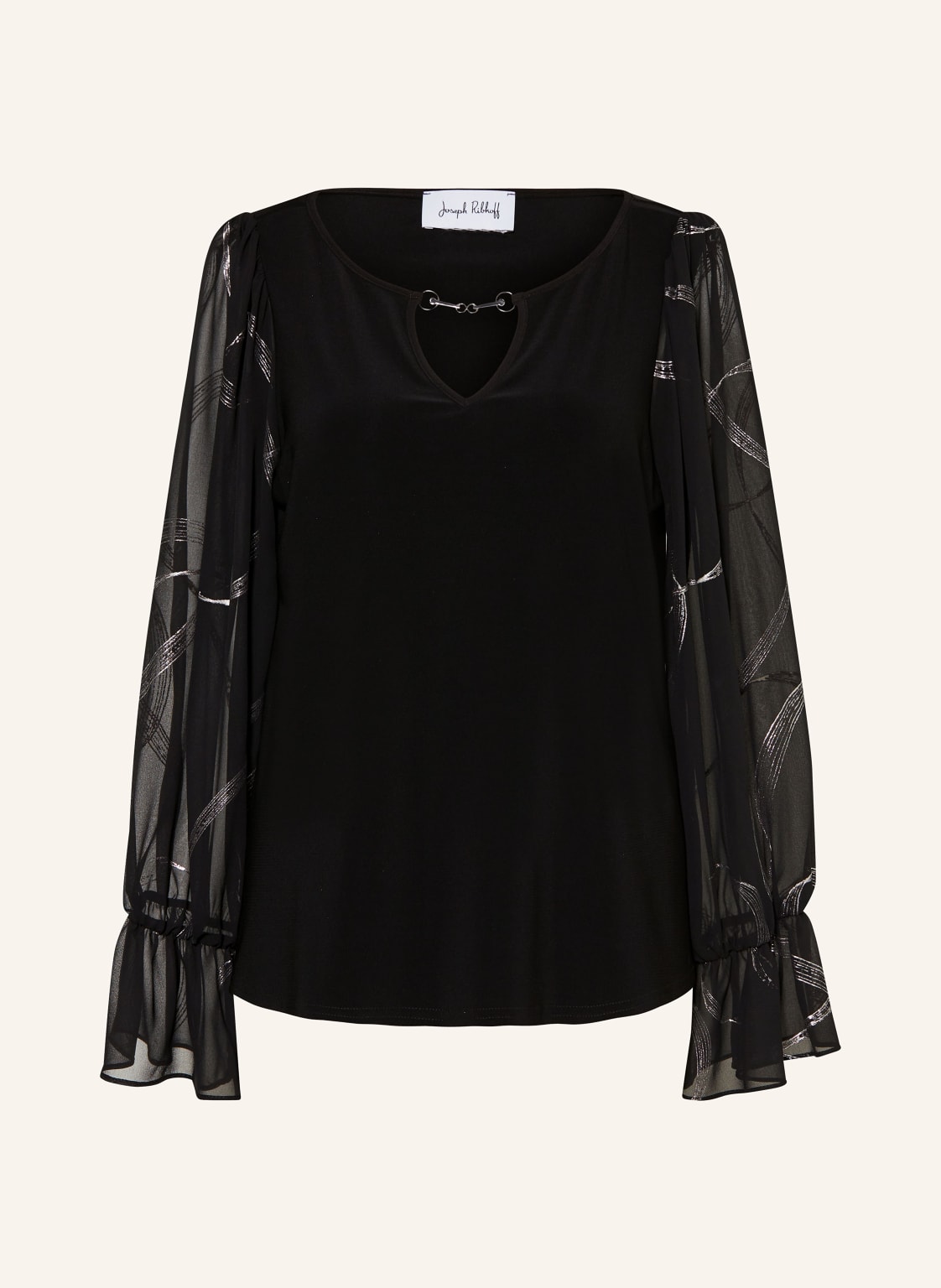 Joseph Ribkoff Blusenshirt Im Materialmix schwarz von Joseph Ribkoff