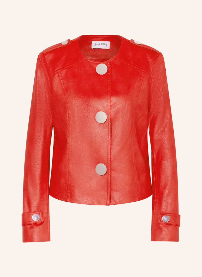 Joseph Ribkoff Jacke In Lederoptik rot Joseph Ribkoff Jacke In Lederoptik rot von Joseph Ribkoff