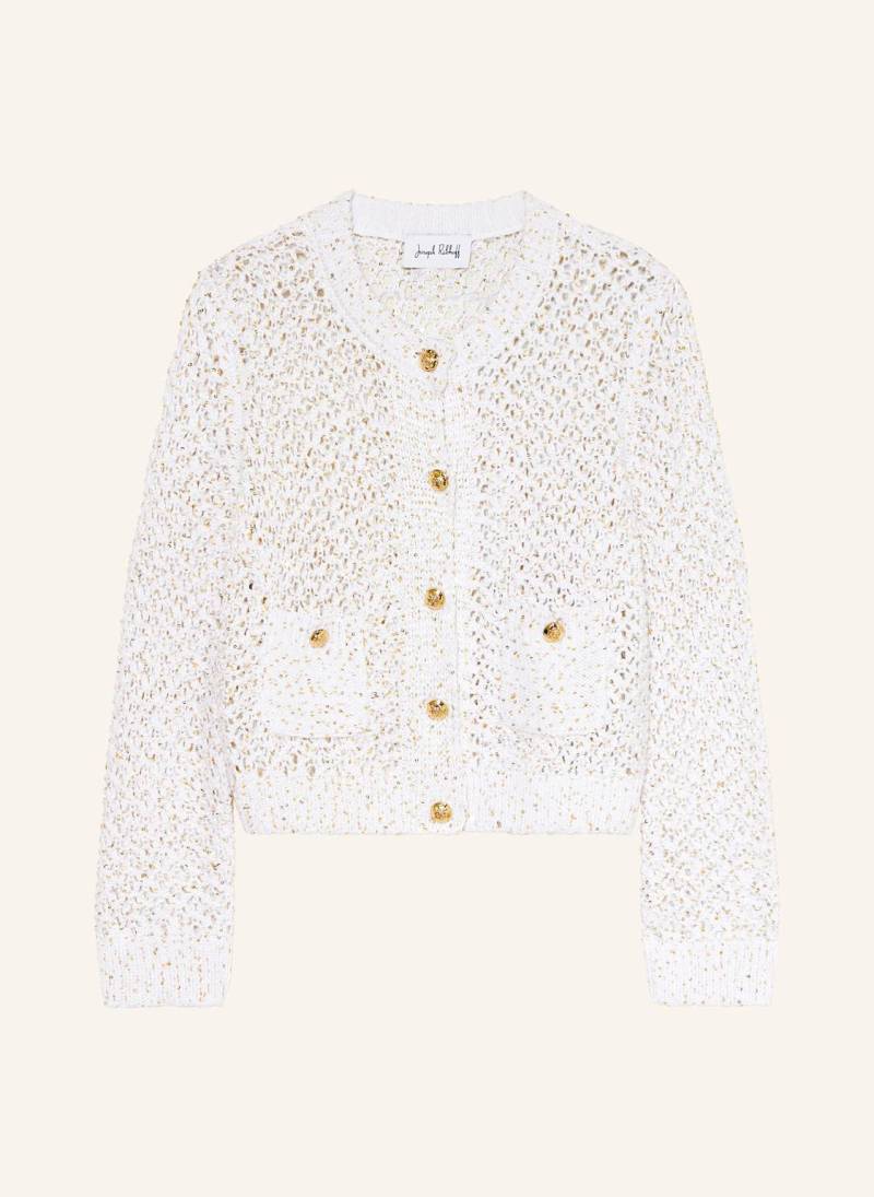 Joseph Ribkoff Strickjacke Mit Pailletten weiss von Joseph Ribkoff