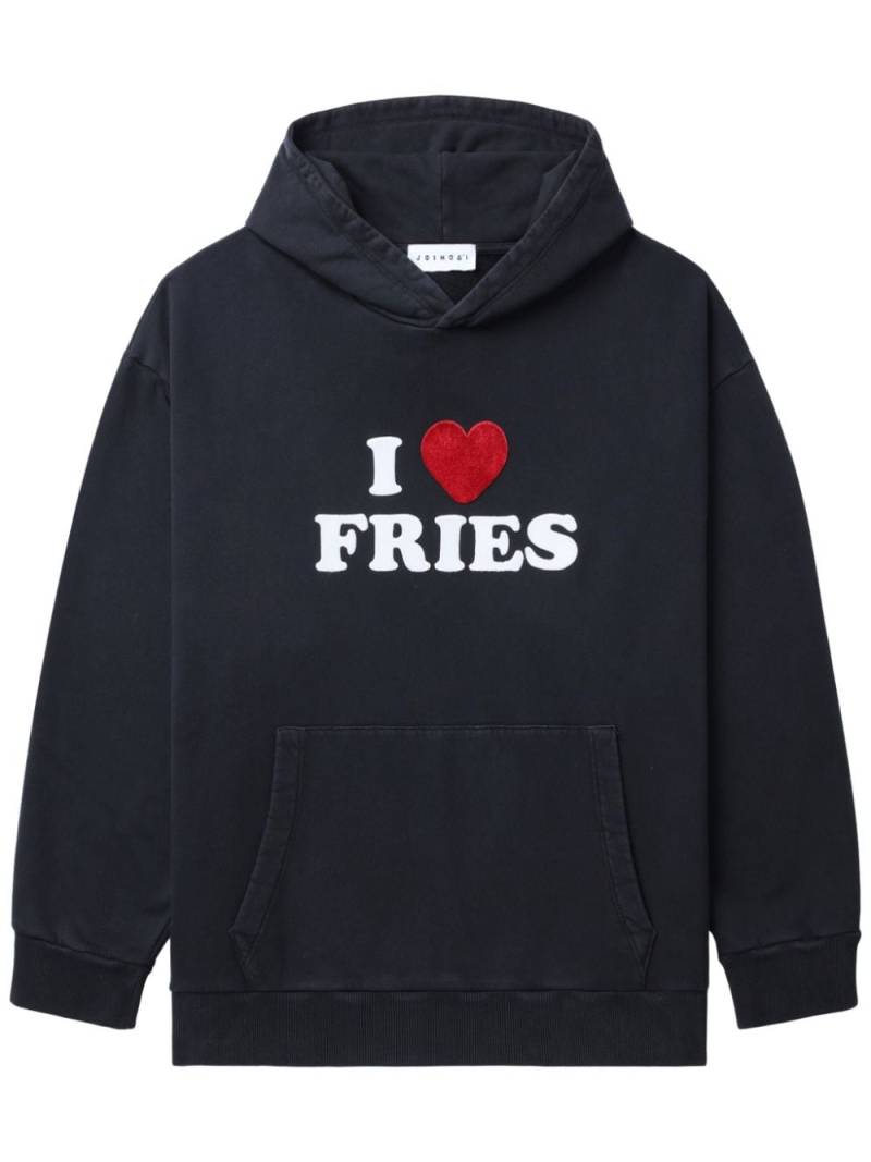 Joshua Sanders I Love Fries hoodie - Black von Joshua Sanders