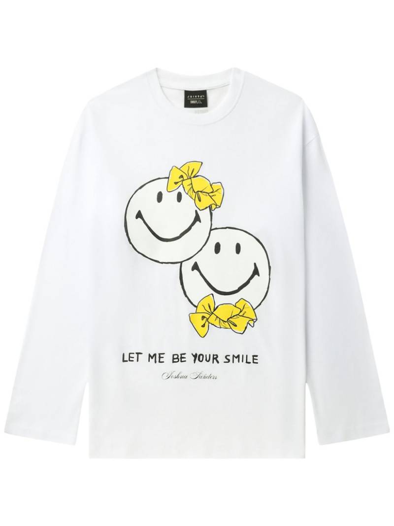 Joshua Sanders Smile T-shirt - White von Joshua Sanders