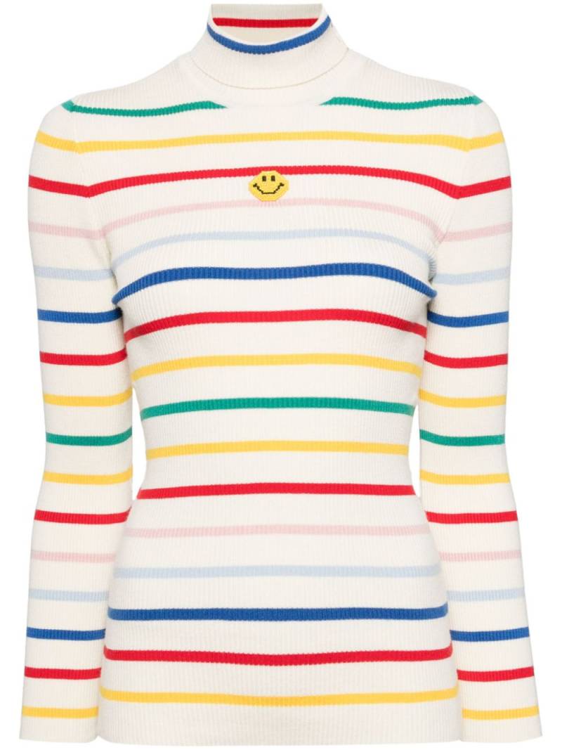 Joshua Sanders Striped Ribbed jumper - Neutrals von Joshua Sanders