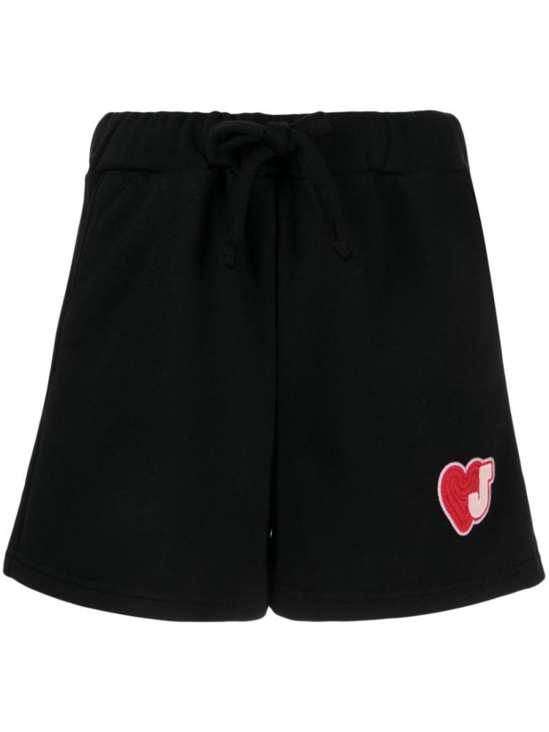 Joshua Sanders logo-appliqué drawstring shorts - Black von Joshua Sanders