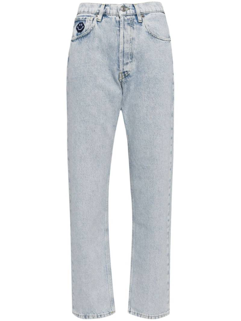 Joshua Sanders pixel-appliqué jeans - Blue von Joshua Sanders