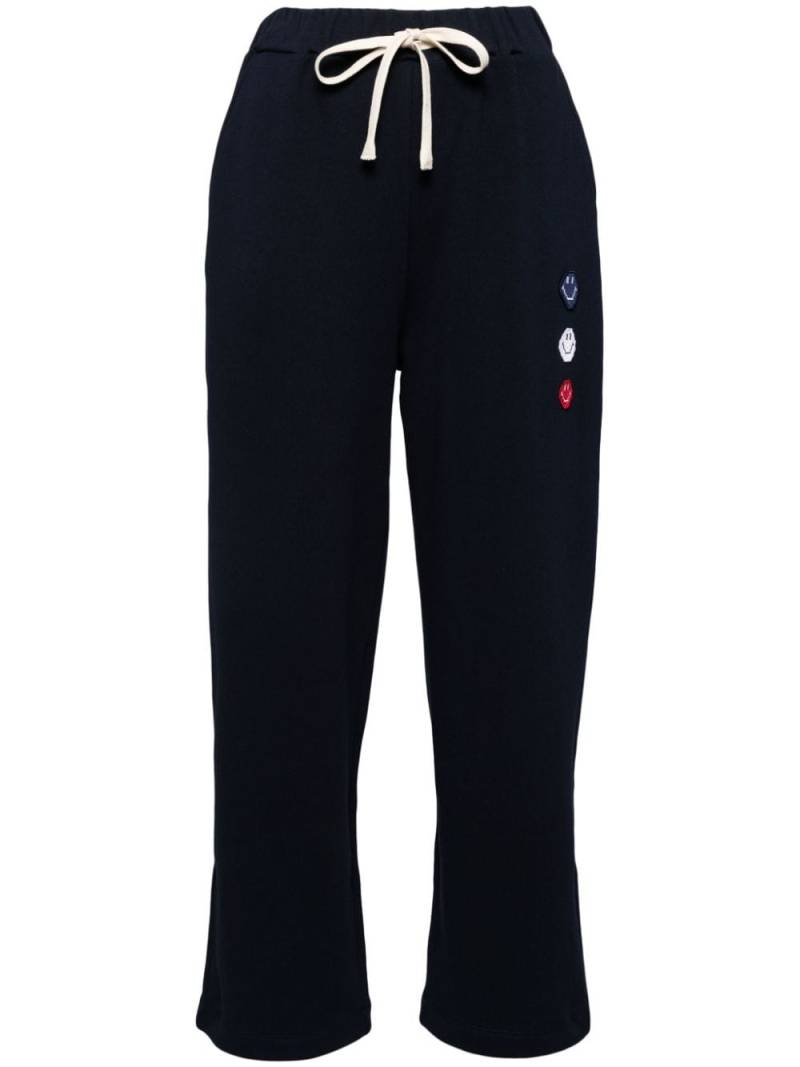 Joshua Sanders pixel-appliqué track pants - Blue von Joshua Sanders