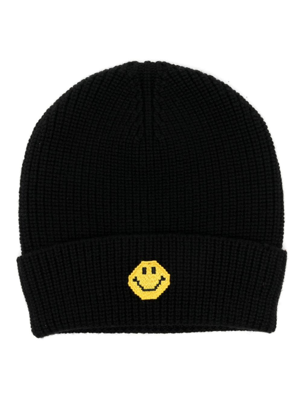 Joshua Sanders smiley face beanie - Black von Joshua Sanders