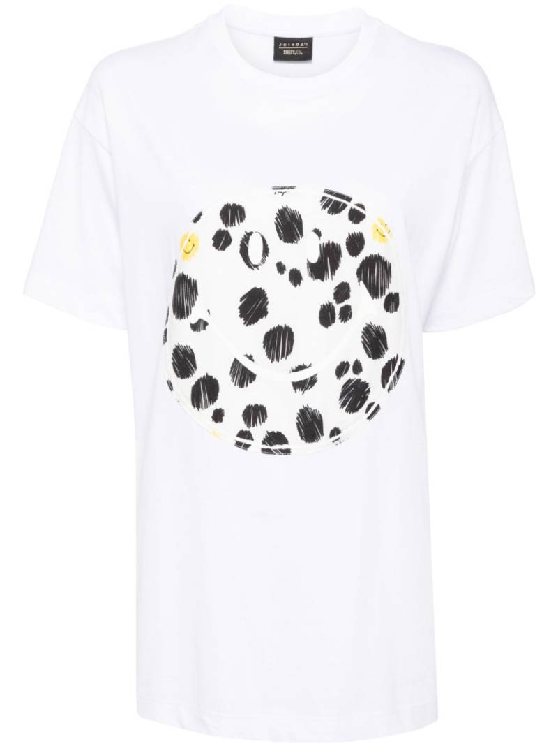 Joshua Sanders smiley-motif oversized t-shirt - White von Joshua Sanders